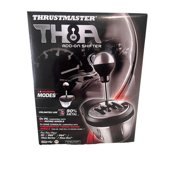 Thrustmaster TH8A Add on Gearbox Shifter H Pattern Sequential PC PS4 Xbox One - Picture 1 of 6